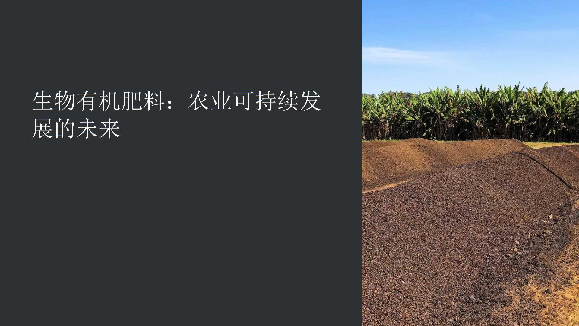 生物有机肥料——绿色农业的未来